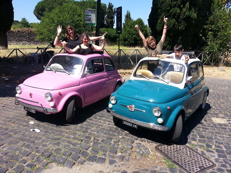 TOUR GRATUITE EN FIAT 500 POUR ENFANTS!