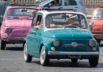 FIAT 500  - 90 minutes tour in Rome