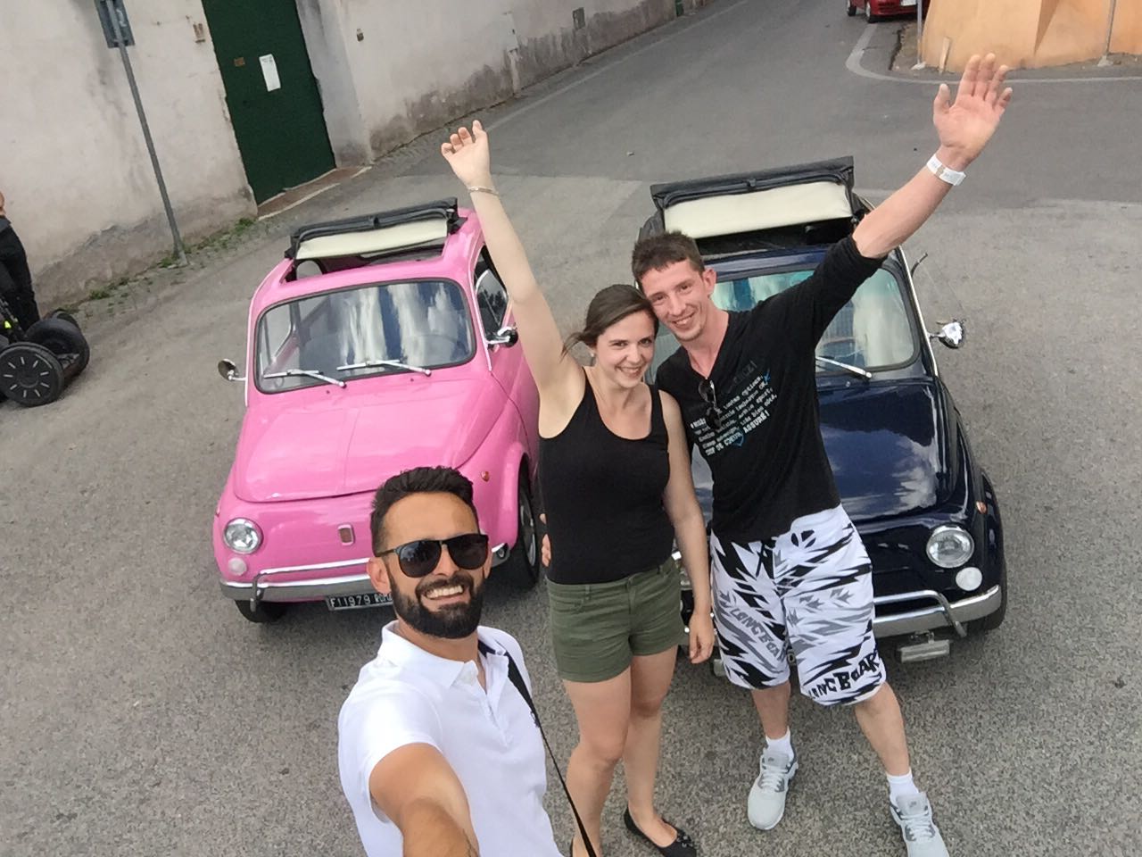 TREASURE HUNT IN A FIAT 500 VINTAGE CAR